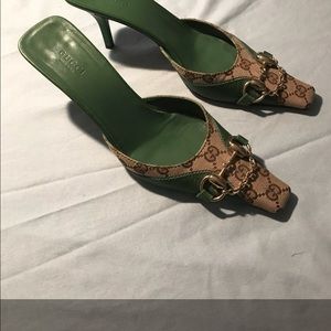 Gucci Shoes Size 8.5 8 1/2 B Green